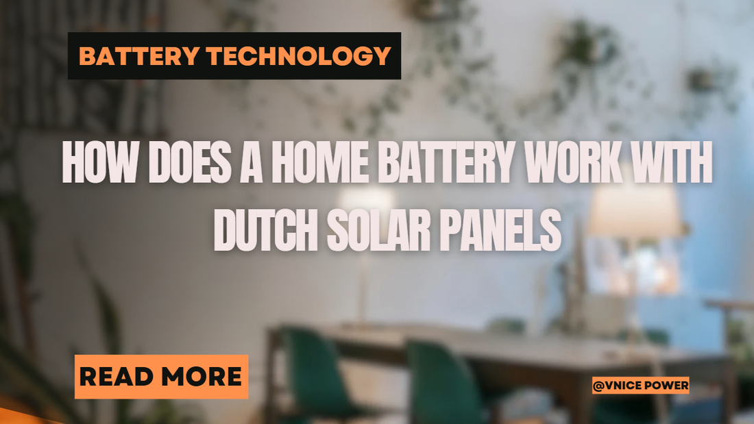 How does a home battery work with Dutch solar panels