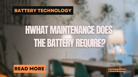 What maintenance does the battery require?