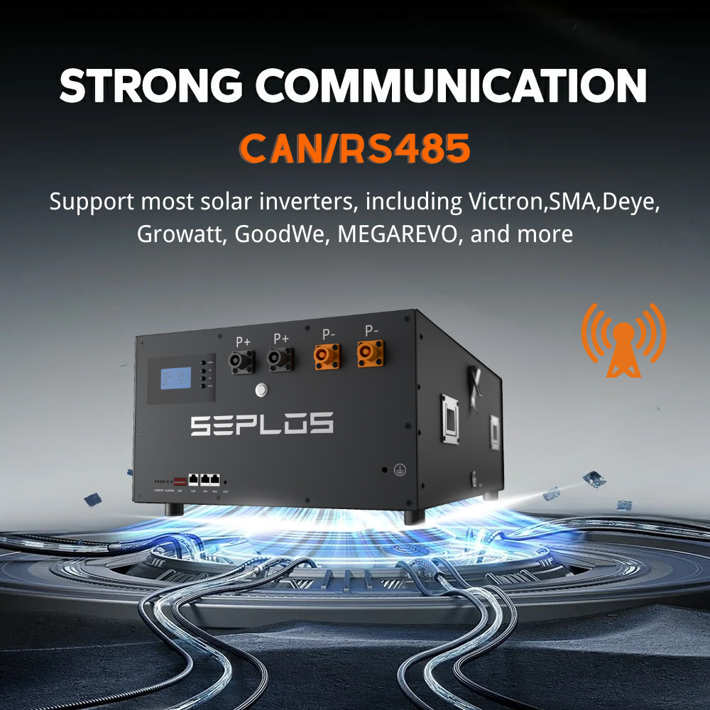 Seplos Mason 280L battery boxes packed on Euro pallets for EU warehouse shipping