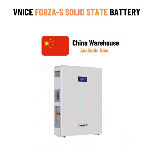 VNICE Razzi 10K LifePO4 Semi-Solid State Battery 51.2V 200Ah 10KWH Lithium Ion Battery for Home and Solar Energy Storage