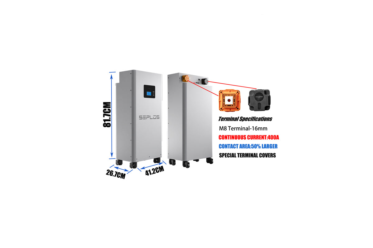 seplos mason 280l 48V 15kwh lifepo4 battery pack for home solar energy storage