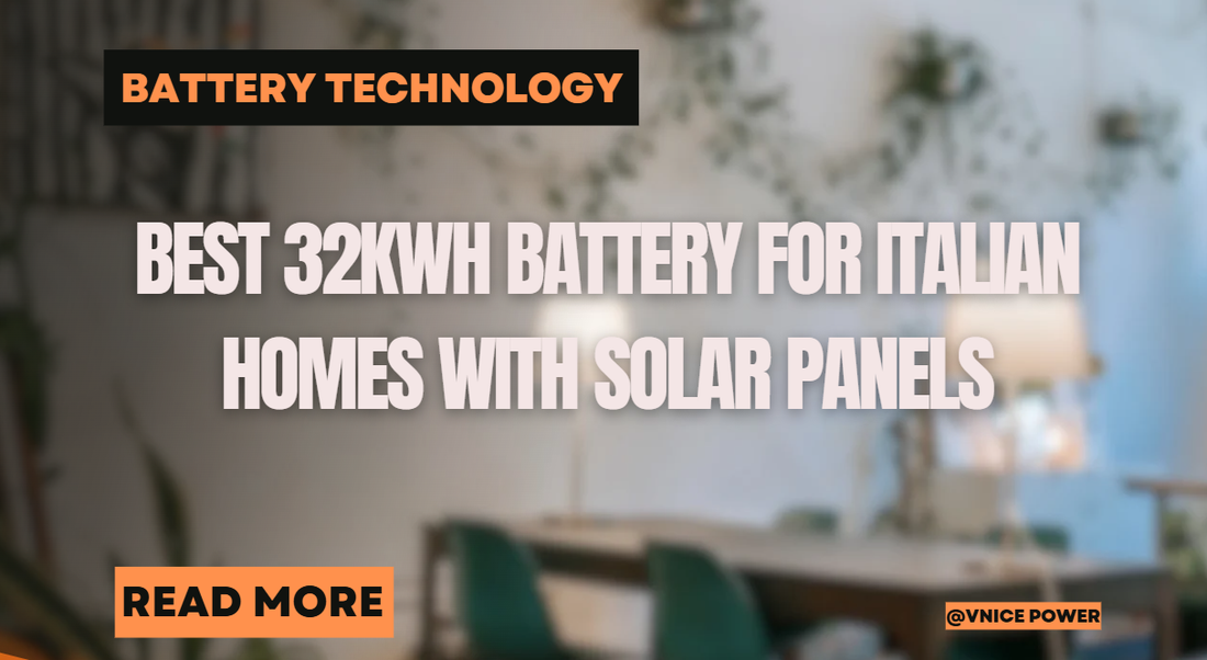 Best 32Kwh battery for Italian homes with solar panels